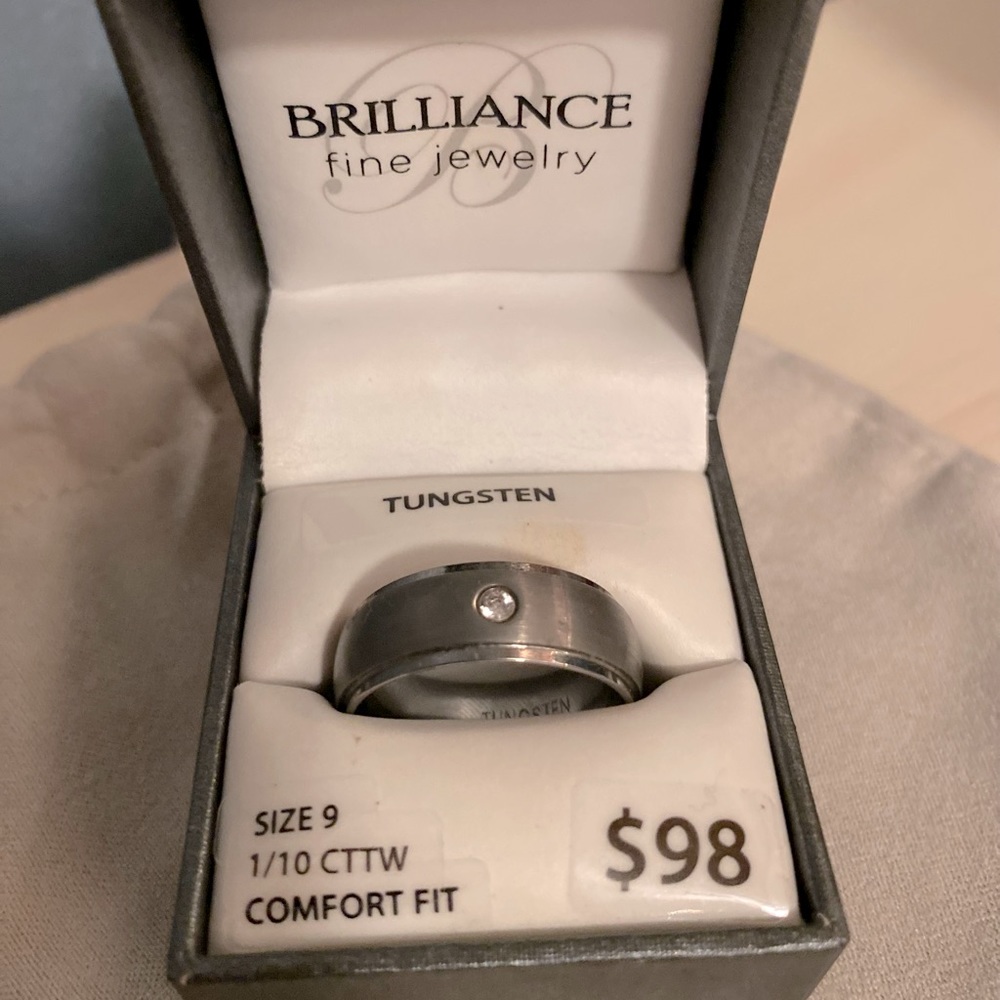 Male wedding ring.